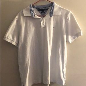 Tommy Hilfiger White Polo, worn twice.